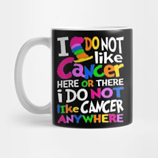 I Do Not Like Cancer Here Or There I Do Not Like Cancer Mug